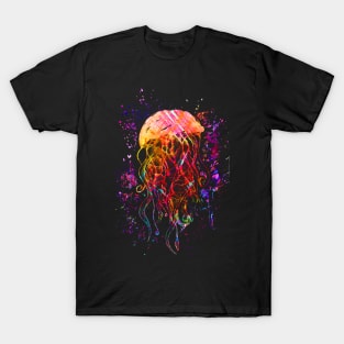 Jellyfish - Jelly fish - Abstract Art - Colorful T-Shirt